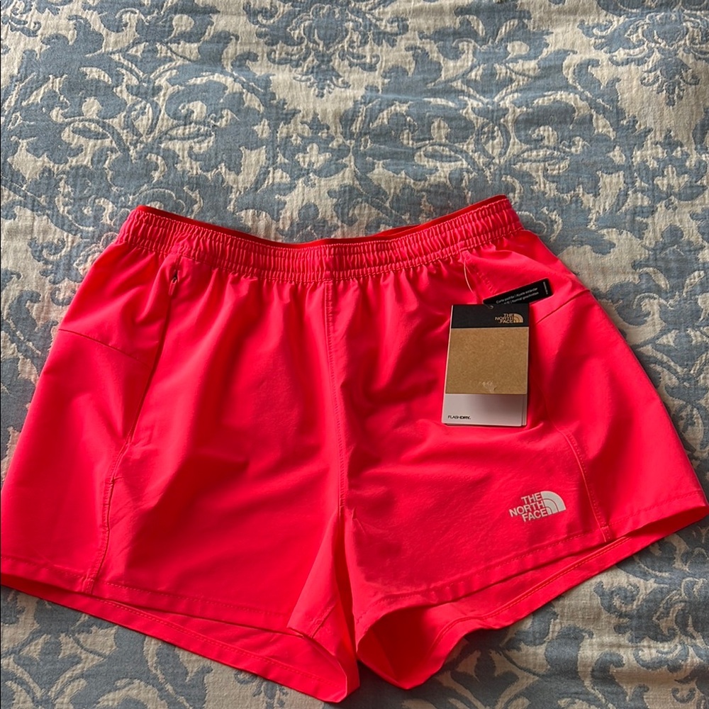 The North Face Pink Athletic Shorts Lightweight Elastic Waist